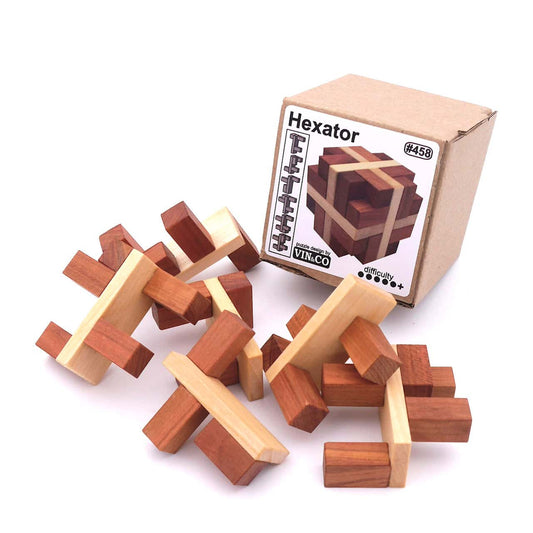 HEXATOR - herausforderndes Holzpuzzle