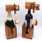 Flaschentresor – Edles Denkspiel aus Holz für große Flaschen