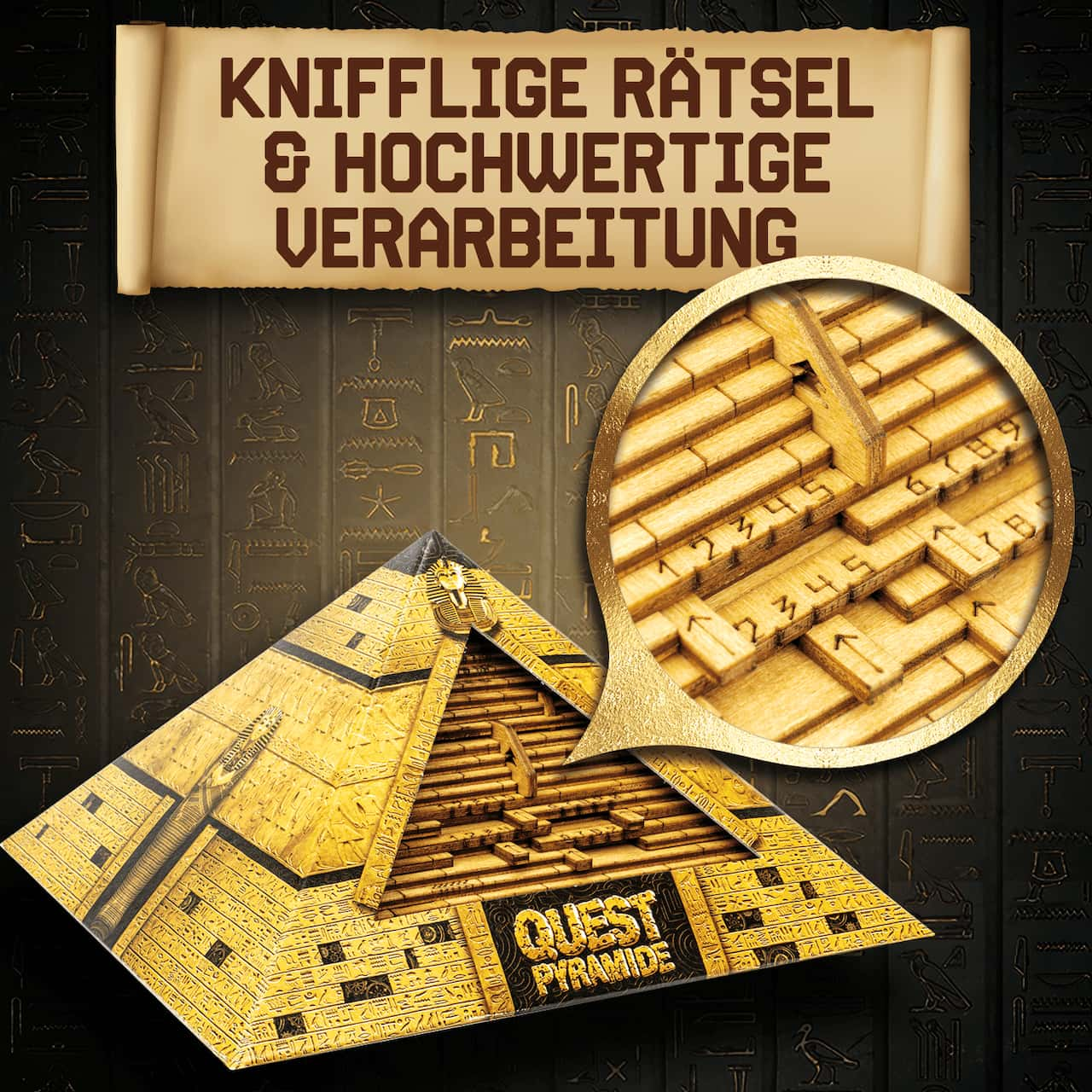 QUEST PYRAMIDE - tolles Puzzle mit einem Hauch von Ägypten