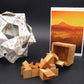 3/4 Cube - hochwertiges Denkspiel aus 8 unkonventionell geformten Holzteilen