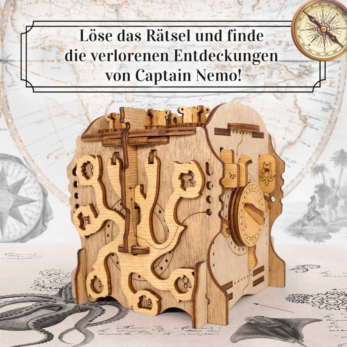 Cluebox - Escape Room in einer Box. Captain Nemo`s Nautilus