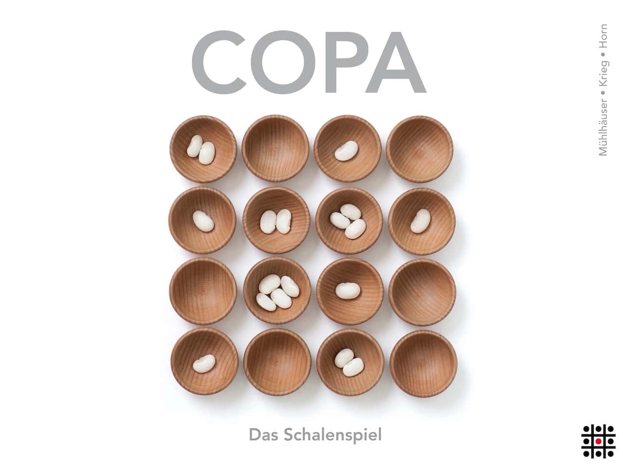 COPA - Das Schalenspiel - 4 verschiedenen Spielvarianten