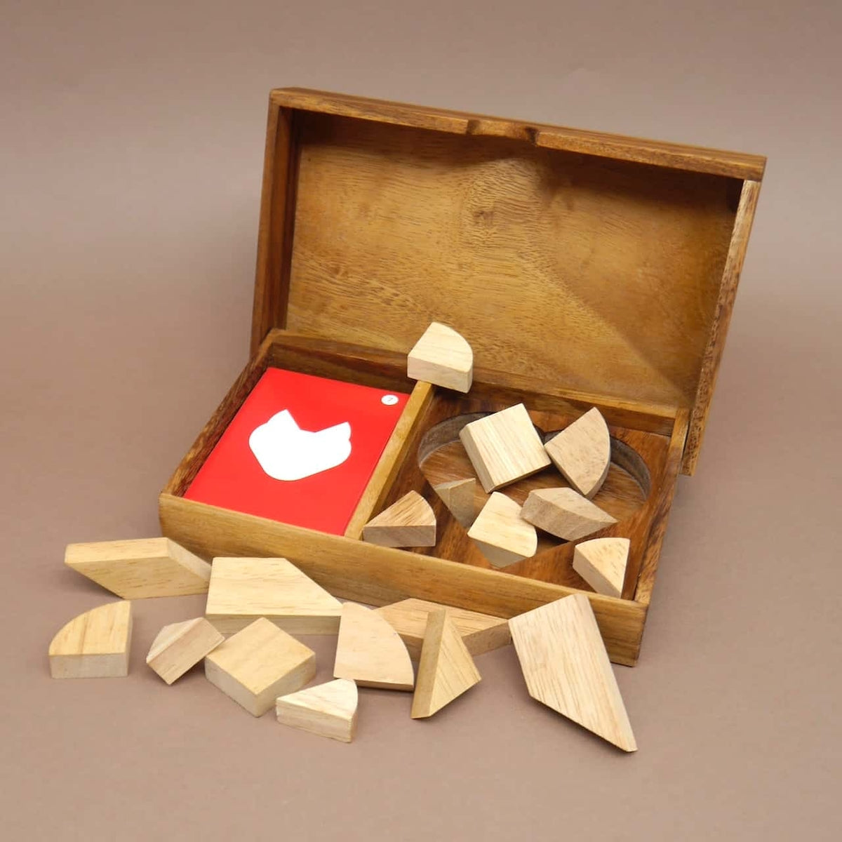 DOUBLE TANGRAM - a fun puzzle game for 2 people
