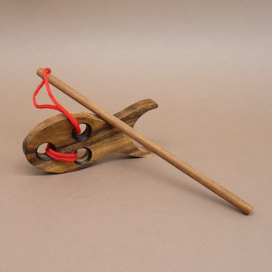 Fishing - tricky rope puzzle for children and adults