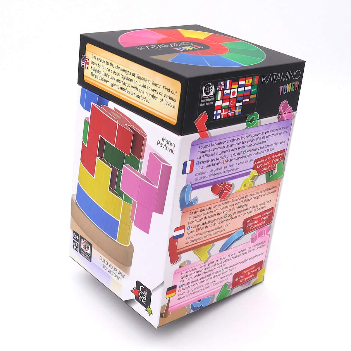 KATAMINO TOWER - vielfältiges Stapelspiel als 3D-Puzzle