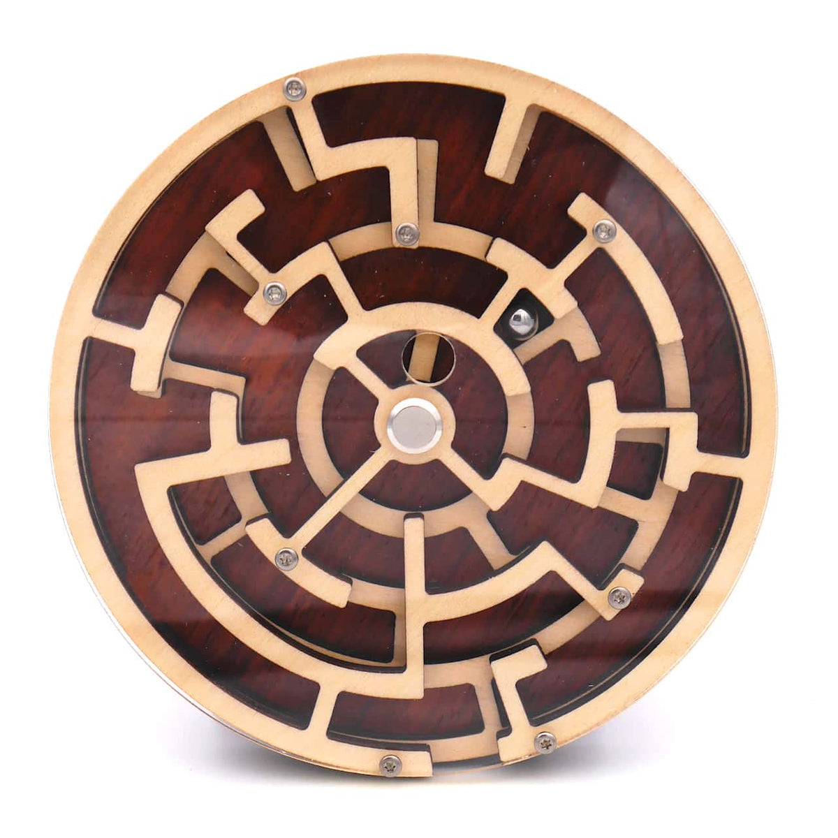 LABYRINTH - hochwertiges Dreh-Holzpuzzle