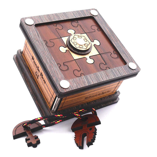PUZZLE BOX 04 - elegante Trickbox