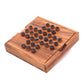 Solitaire, der unterhaltsame Klassiker aus edlem Holz mit praktischem Verschlussband