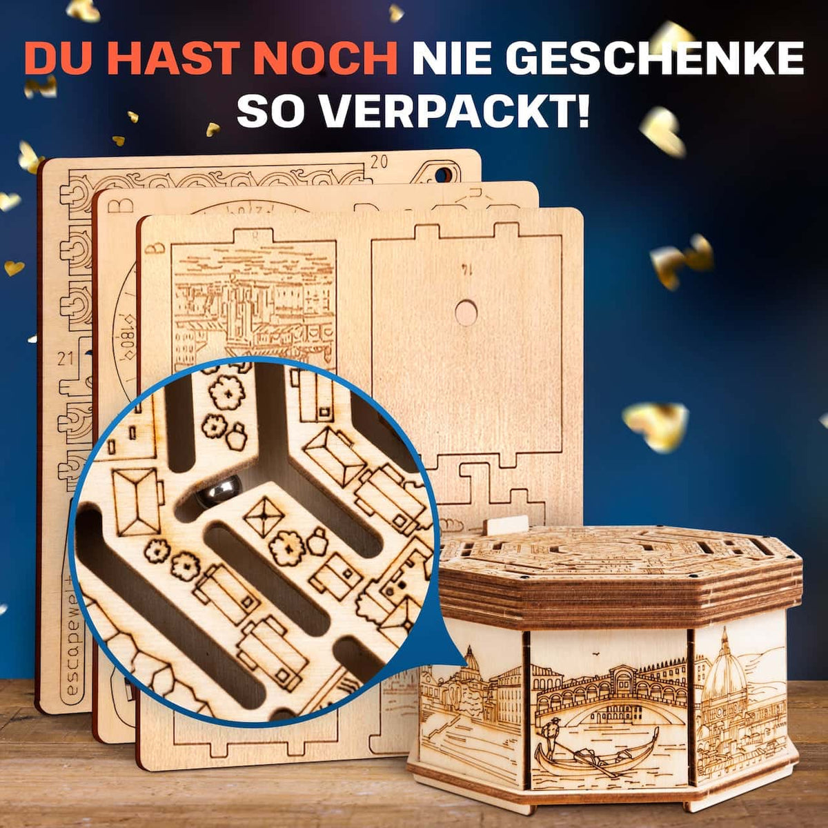 SECRET BOX THREE - 3D-Puzzle-Bausatz