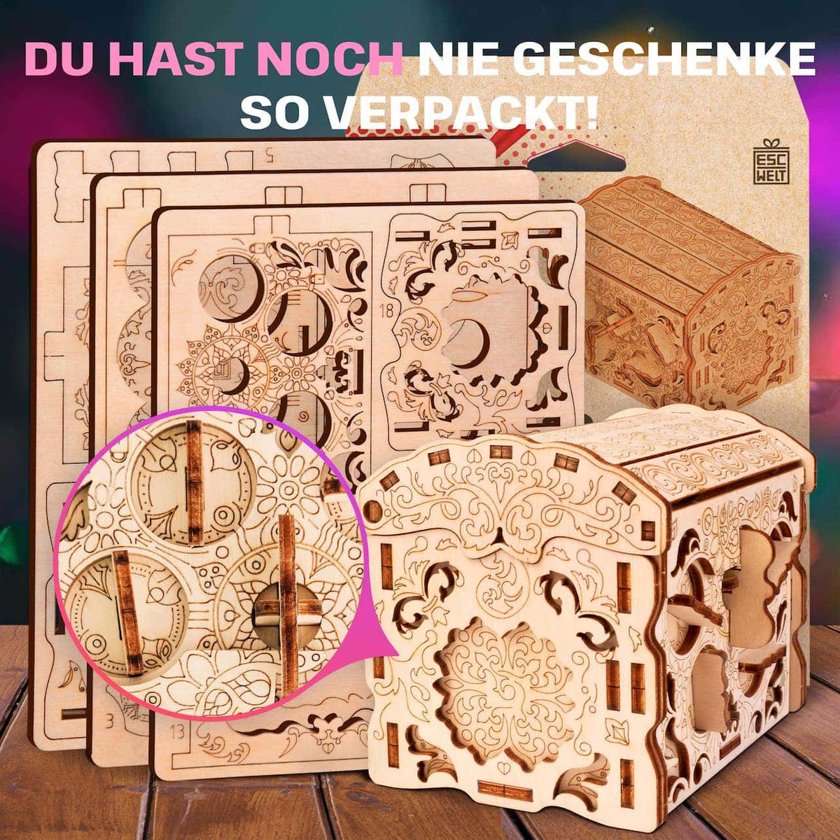 SECRET BOX TWO - 3D-Puzzle-Bausatz