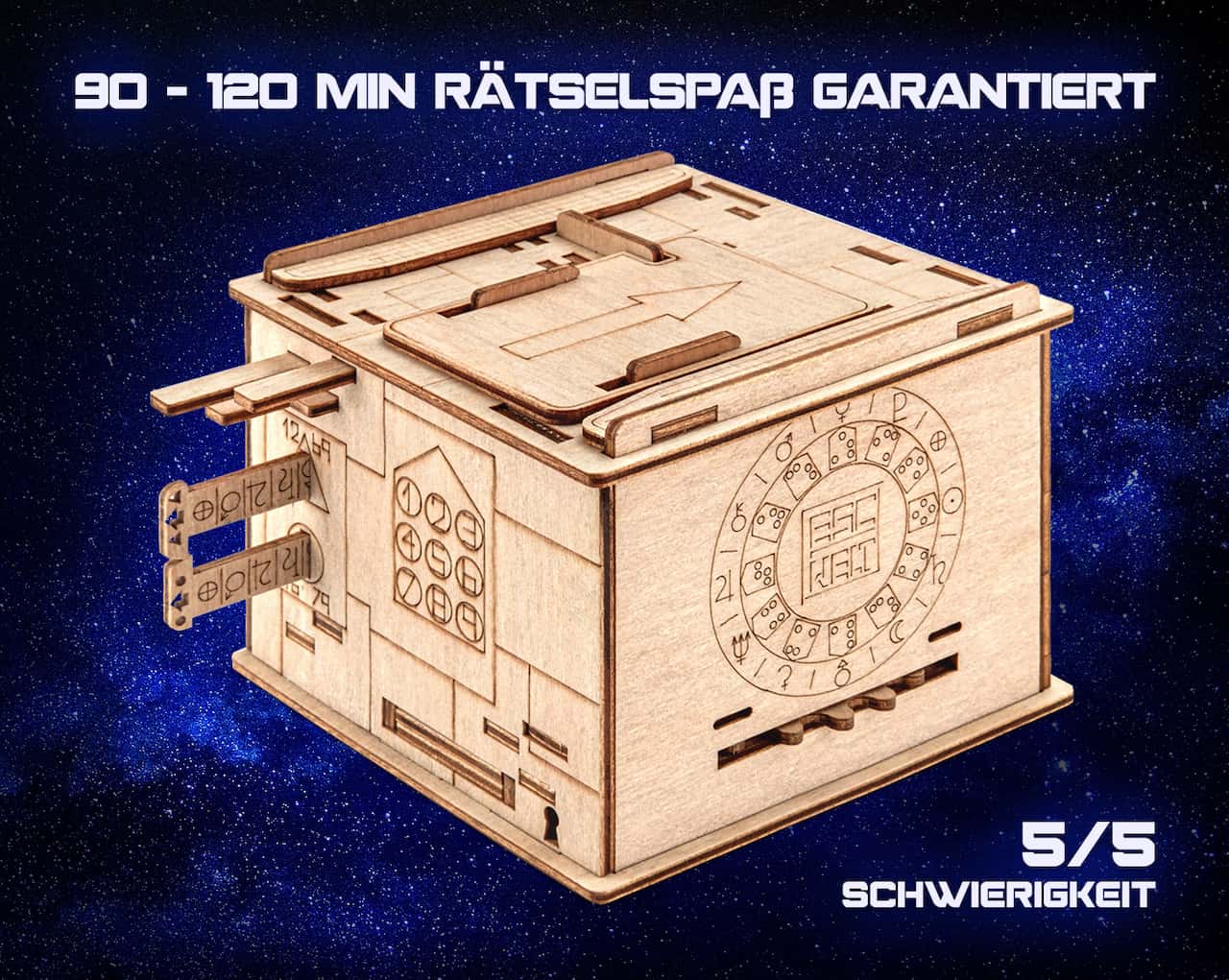 SPACE BOX - galaktischer Rätselspaß mit der 3D Puzzle Box