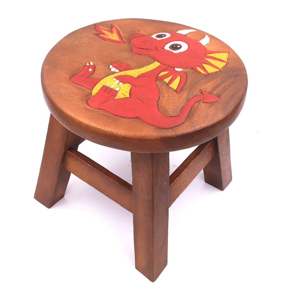 drache-kinderhocker-holzhocker