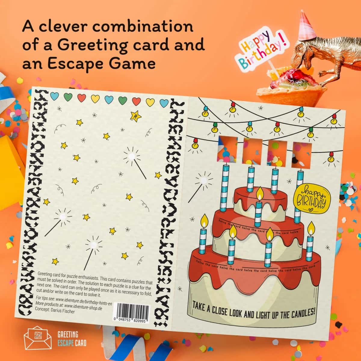 Escape-Grußkarte - Perfekt für jeden Geburtstag