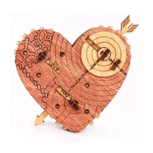 TIN WOODMANS HEART - schöne Knobelbox
