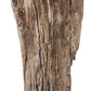 Stele Nr. 141, Holz, Holzskulptur, Deko, Dekoration, Graubraun, 340x310x985 mm