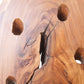 Stele Nr. 271, Holz, Holzskulptur, Deko, Hellbraun / Dunkelbraun, 410x55x980 mm