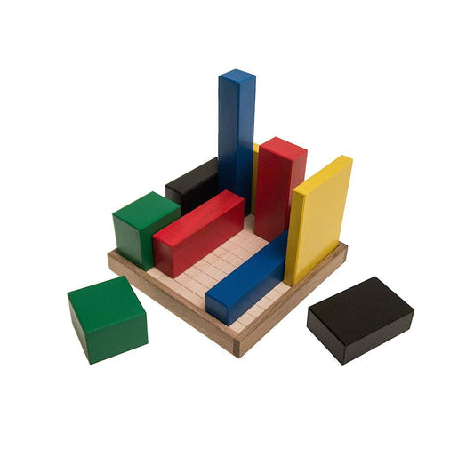 Bauhaus (Niek Neuwahl NFFX, Italien, 2006), Gesellschaftsspiel für 2 Personen, Familienspiel, Brettspiel, Gesellschaftsspiel aus Holz