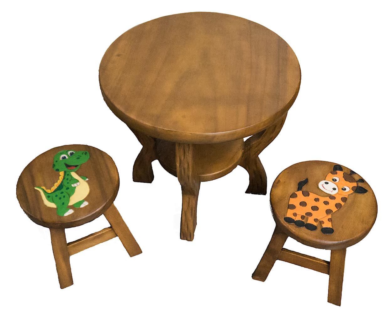 kleiner Tisch-runder Tisch-runder Holztisch